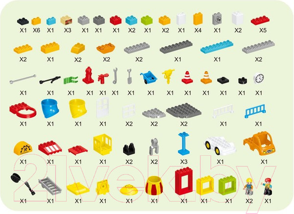 Изображение товара Конструктор Kids Home Toys Строительная площадка 188-A05 / 7120618