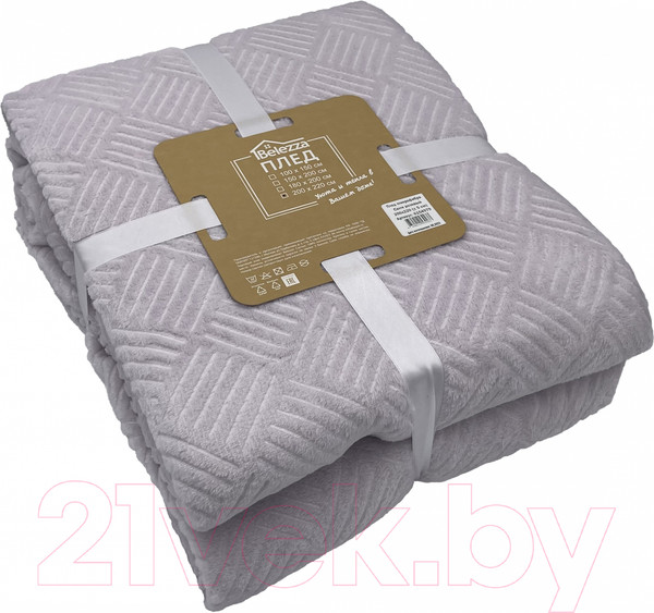 Изображение товара Плед Belezza Carre 200x220 (розовый)
