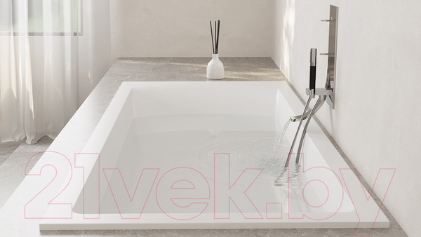 Изображение товара Ванна из искусственного камня Salini Cascata 170x75 / 104123M (S-Stone, матовый)