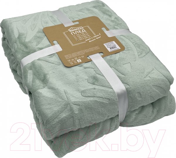 Изображение товара Плед Belezza Savane 200x220 (зеленый)