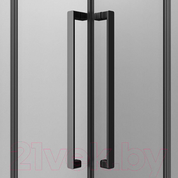 Изображение товара Душевой уголок AM.PM Func Square Slide 120x90 / W84G-403-12090-BТ (черный/прозрачное стекло)