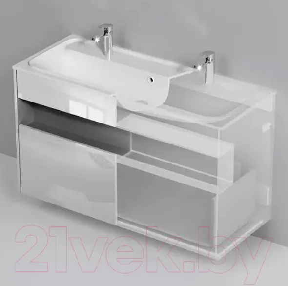 Изображение товара Тумба под умывальник AM.PM Func M8FFUX1201WG (белый глянец)
