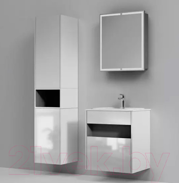 Изображение товара Тумба под умывальник AM.PM Func M8FFUX0601WG (белый глянец)