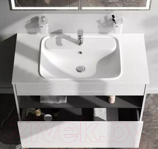 Изображение товара Тумба под умывальник AM.PM Func M8FFUX1001WG (белый глянец)