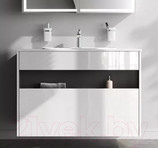 Изображение товара Тумба под умывальник AM.PM Func M8FFUX1001WG (белый глянец)