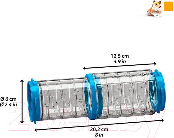 Изображение товара Туннель для клетки Ferplast 84816099