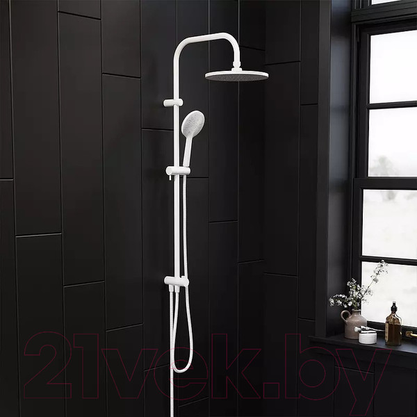 Изображение товара Душевая система Damixa Jupiter 977000200 (белый)