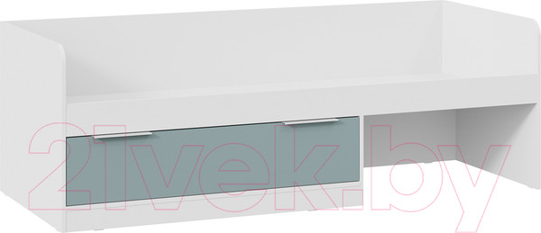 Изображение товара Кровать-тахта ТриЯ Марли комбинированная Тип 1 80x200 (белый/серо-голубой)