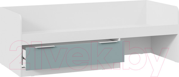 Изображение товара Кровать-тахта ТриЯ Марли комбинированная Тип 1 80x200 (белый/серо-голубой)