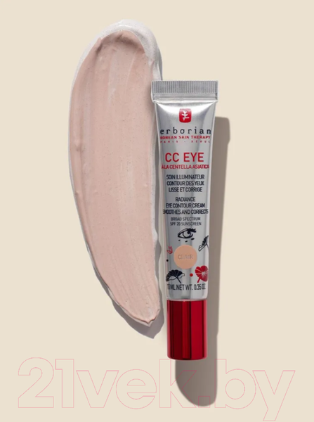 Изображение товара СС-крем Erborian Для кожи вокруг глаз Золотистый SPF20 (10мл)