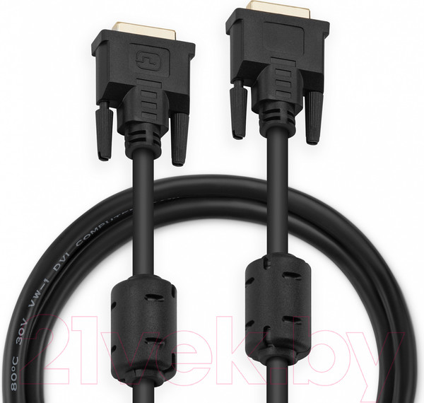 Изображение товара Кабель Buro DVI-D (m) DVI-D (m) (1.8м)