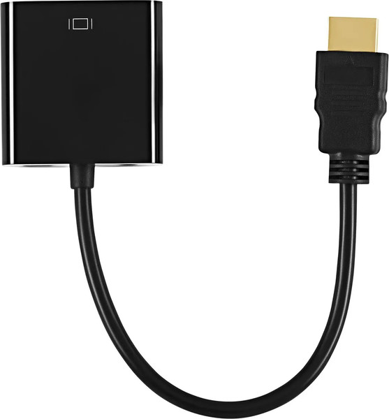 Изображение товара Кабель/переходник Buro HDMI-M-VGA-F-WUSB HDMI (0.1м)