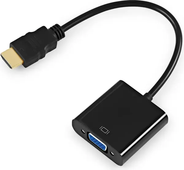 Изображение товара Кабель/переходник Buro HDMI-M-VGA-F-WUSB HDMI (0.1м)