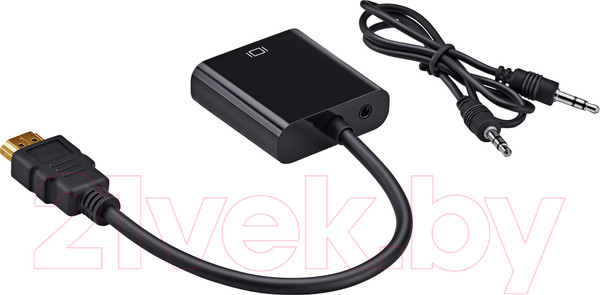 Изображение товара Кабель/переходник Buro HDMI-M-VGA-F HDMI (m) VGA (f) (0.1м)