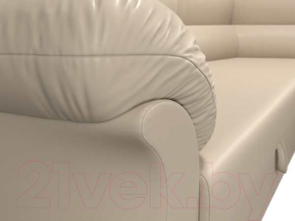 Изображение товара Диван угловой Лига Диванов Карнелла правый / 60285 (экокожа бежевый)