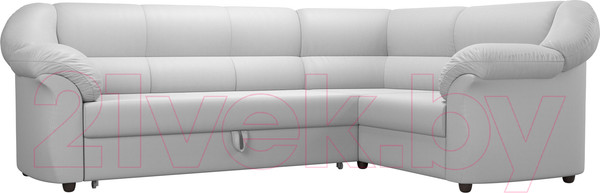 Изображение товара Диван угловой Лига Диванов Карнелла правый / 60287 (экокожа белый)