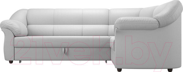 Изображение товара Диван угловой Лига Диванов Карнелла правый / 60287 (экокожа белый)