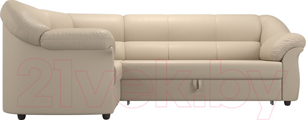 Изображение товара Диван угловой Лига Диванов Карнелла левый / 60285 (экокожа бежевый)