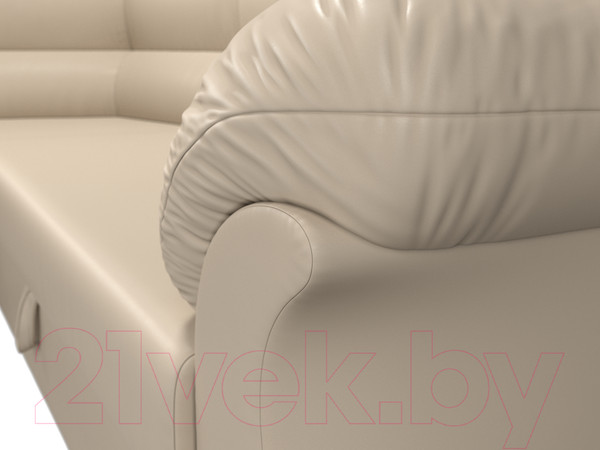 Изображение товара Диван угловой Лига Диванов Карнелла левый / 60285 (экокожа бежевый)