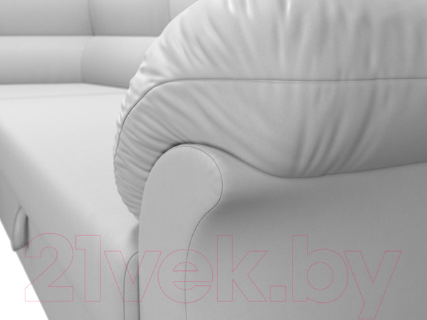 Изображение товара Диван угловой Лига Диванов Карнелла левый / 60287 (экокожа белый)