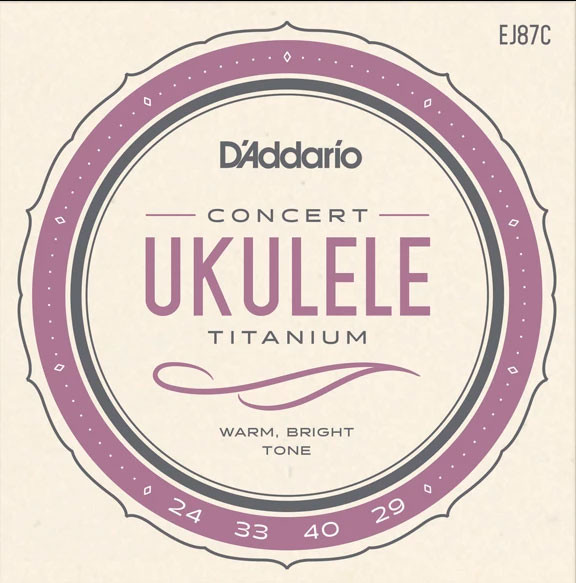 Изображение товара Струны для укулеле D'Addario EJ87C Titanium Concert
