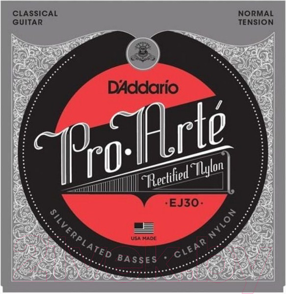 Изображение товара Струны для классической гитары D'Addario EJ30 Normal Tension Silver