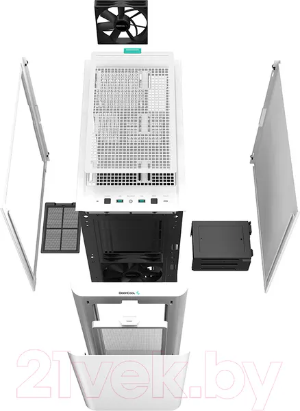 Изображение товара Корпус для компьютера Deepcool CK500 WH / R-CK500-WHNNE2-G-1 (белый, без БП)