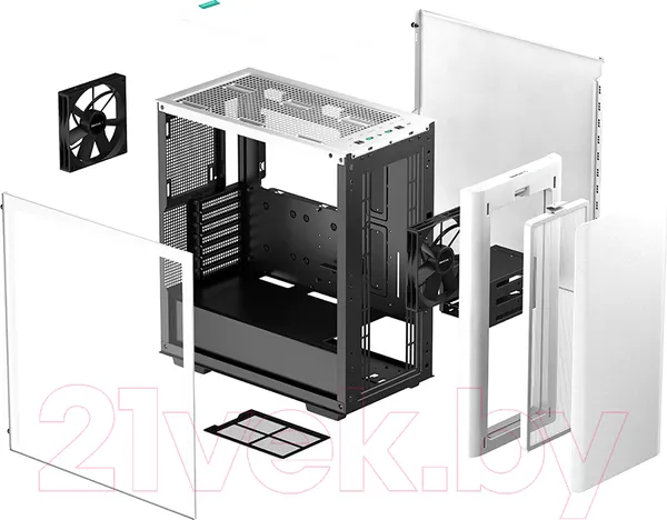 Изображение товара Корпус для компьютера Deepcool CK500 WH / R-CK500-WHNNE2-G-1 (белый, без БП)