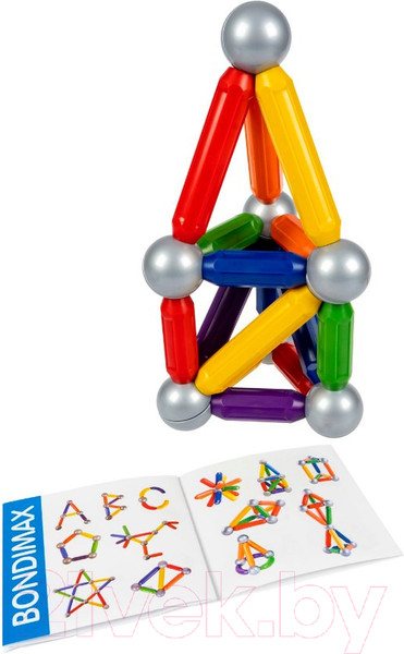 Изображение товара Конструктор магнитный Bondibon Bondimax / ВВ6043