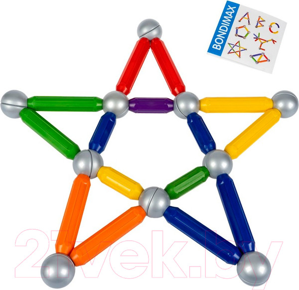 Изображение товара Конструктор магнитный Bondibon Bondimax / ВВ6043