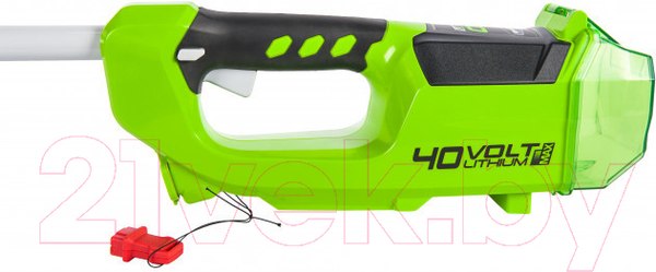 Изображение товара Снегоуборщик аккумуляторный Greenworks GD40SS 40V / 2600807UG (с АКБ 5Ач и ЗУ)