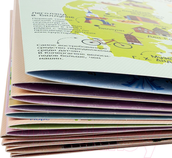 Изображение товара Настольная игра Bondibon Мой первый путеводитель Страны Европы 2 / ВВ5645