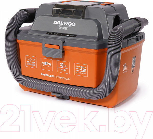 Изображение товара Профессиональный пылесос Daewoo Power DAVC 1621Li SET