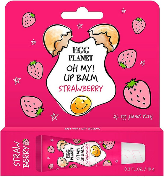 Изображение товара Бальзам для губ Egg Planet Oh My Lipbalm Strawberry (10г)