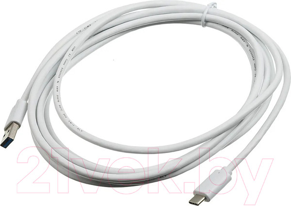 Изображение товара Кабель Buro BHP USB-TPC-3W (3м, белый)
