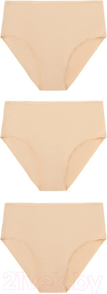 Изображение товара Комплект женских трусов Mark Formelle 412075-3 (р.110, обжаренный миндаль)