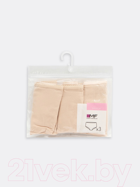 Изображение товара Комплект женских трусов Mark Formelle 412075-3 (р.110, обжаренный миндаль)