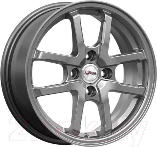 Изображение товара Литой диск iFree Грид 15x6" 4x100мм DIA 60.1мм ET 45мм Хай вэй