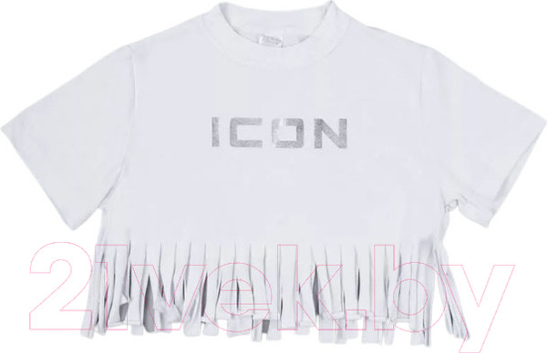 Изображение товара Футболка детская Amarobaby Icon / AB-OD23-I30/00-140 (белый, р.140)