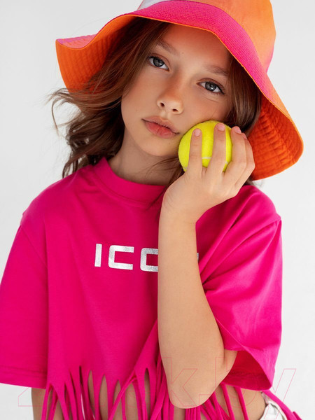 Изображение товара Футболка детская Amarobaby Icon / AB-OD23-I30/25-134 (фуксия, р.134)