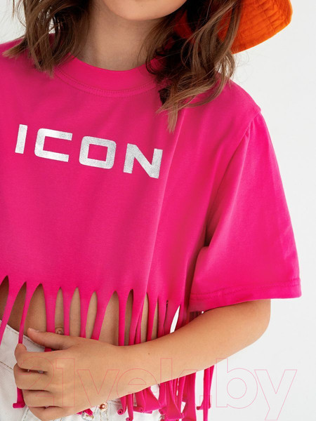 Изображение товара Футболка детская Amarobaby Icon / AB-OD23-I30/25-140 (фуксия, р.140)