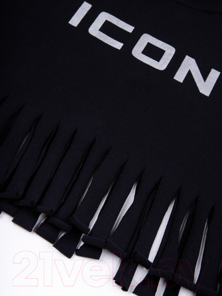 Изображение товара Футболка детская Amarobaby Icon / AB-OD23-I30/09-134 (черный, р.134)