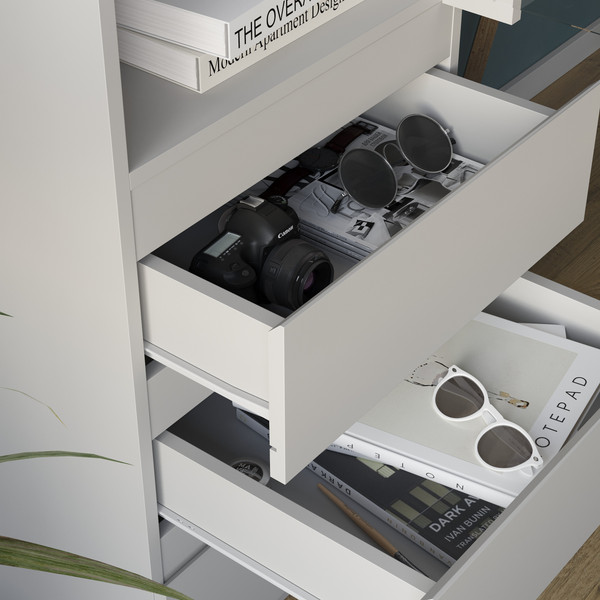 Изображение товара Шкаф с витриной НК Мебель Stern ШКВ-1 / 72678280 (белый)