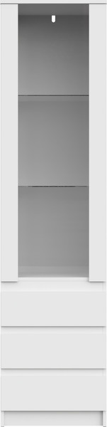 Изображение товара Шкаф с витриной НК Мебель Stern ШКВ-1 / 72678280 (белый)