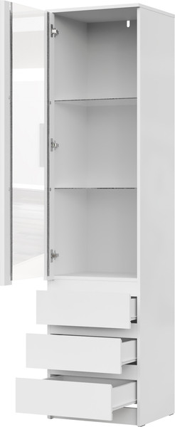 Изображение товара Шкаф с витриной НК Мебель Stern ШКВ-1 / 72678280 (белый)