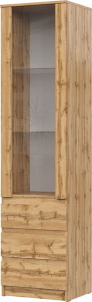 Изображение товара Шкаф с витриной НК Мебель Stern ШКВ-1 / 72678281 (дуб вотан)