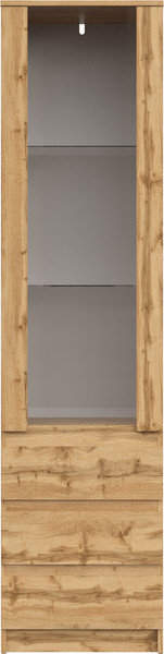 Изображение товара Шкаф с витриной НК Мебель Stern ШКВ-1 / 72678281 (дуб вотан)