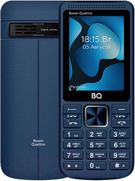 Изображение товара Мобильный телефон BQ Boom Quattro BQ-2455 (синий)