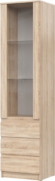 Изображение товара Шкаф с витриной НК Мебель Stern ШКВ-1 / 72678282 (дуб сонома)