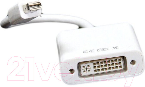 Изображение товара Кабель/переходник Ningbo DVI-D (f) miniDisplayPort (m) (0.245м, белый)
